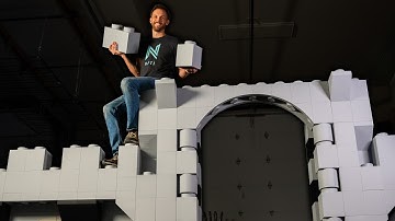 A 3D Printed Lego-Style Castle, Bigger than Ever!