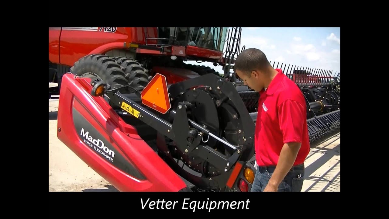 Vetter Equipment, MacDon, Floatation,Harvest YouTube