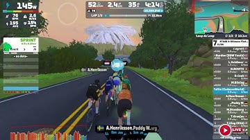 [Zwift] Race - STAGE 3: Shimano Find Your Fast: Loop de Loop (Watopia)