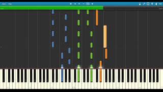 Borrtex - Sledging In Forest Piano Tutorial