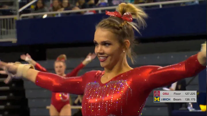 Jamie Stone (Ohio State) 2018 Floor vs Michigan 9.8