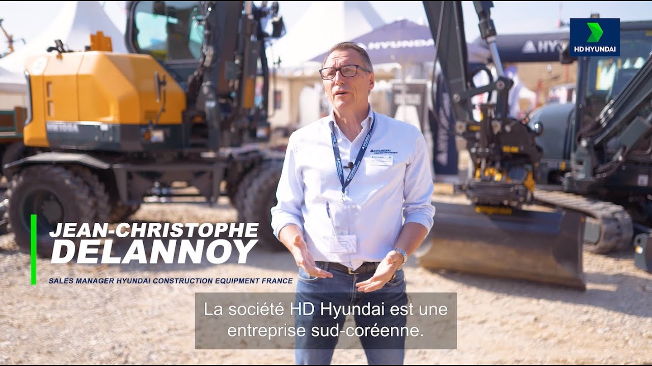 LE DIG TOUR 2023 LYON - INTERVIEW HD HYUNDAI CONSTRUCTION EQUIPMENT EUROPE