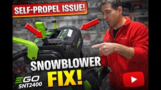 EGO Snowblower Won’t Move? SNT2400 Self-Propel Fix!