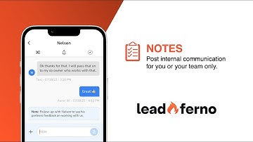 Notes - Business Text Messaging with Leadferno