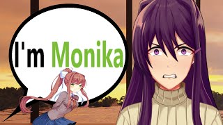 What Happens if you Call Yourself 'Monika' ? - Just Yuri Mod