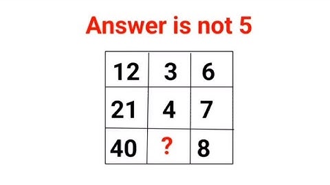 Het antwoord is niet 5. Letterlijk 99% is gezakt voor deze Oekraïense IQ-test! #logica #oekraïne ...