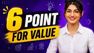 6 point for value || sanchi sharma || #motivation #viral #trending 