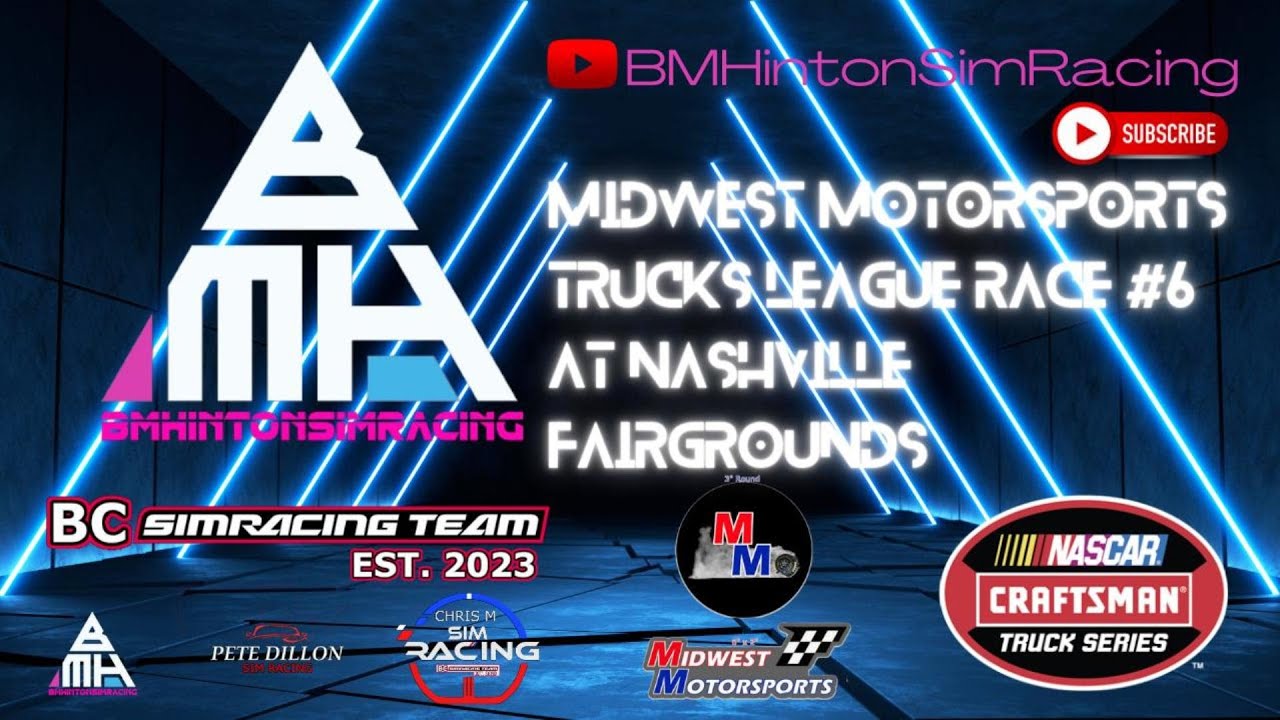 iRacing Midwest Motorsports Trucks League Race 6 At Nashville