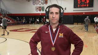 Mooney coach celebrates second straight district crown