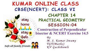 CBSE(NCERT) Maths Class VI Chapter 14 Practical Geometry Session 04