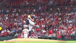 Emilio Pagan Slow Motion Pitching Mechanics (3rd Base Side View)