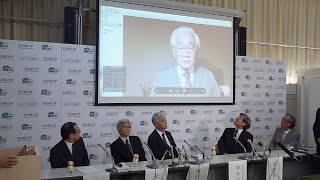 益川氏や仲間ら祝福 ノーベル物理学賞受賞の天野氏