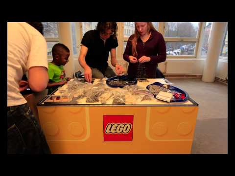 Video till LEGO-utställning i Skrapan på Södermalm imorgon