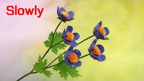 ABC TV | How To Make Paper Flower #3 (Slowly) - Craft Tutorial