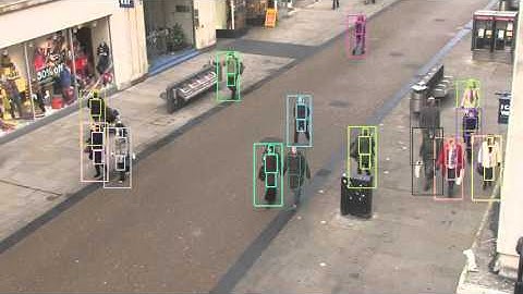 Multi target tracking on Oxford dataset