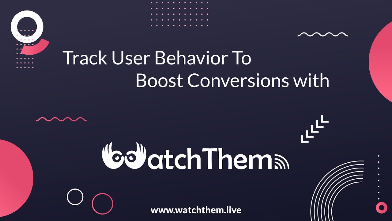 User Behavior Tracking To Boost Conversions with WatchThemLive - YouTube
