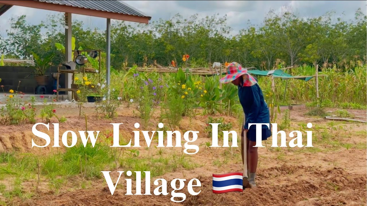 Simple Life in a Thai Village || Gardening And Gratitude