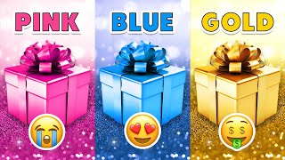 Choose Your Gift...! 🎁 Pink, Blue or Gold 💗💙⭐️ How Lucky Are You? 🤔