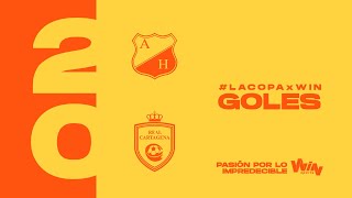 Huila vs. Real Cartagena (goles) | Copa BetPlay Dimayor 2024 | Fase 2 - Partido Ida