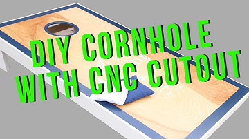 Custom Corn Hole Build with CNC Cutout