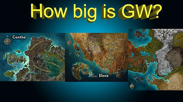 How big is Guild Wars 1? - Map size comparisons & running speeds 2019