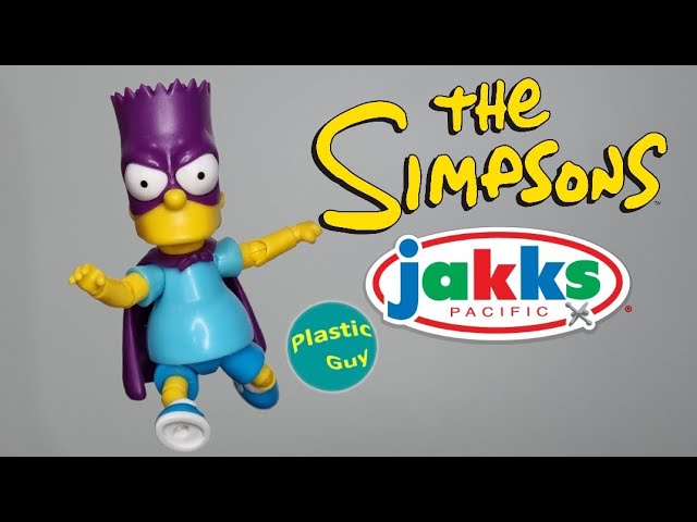 New BARTMAN Jakks Pacific The Simpsons Action Figure Review 2024