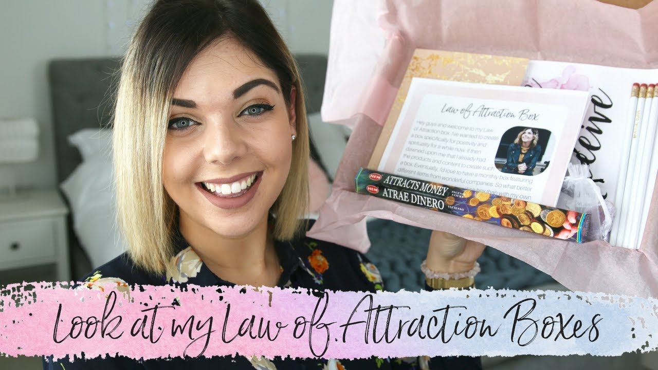 LOOK AT MY LAW OF ATTRACTION BOXES | Emma Mumford - YouTube