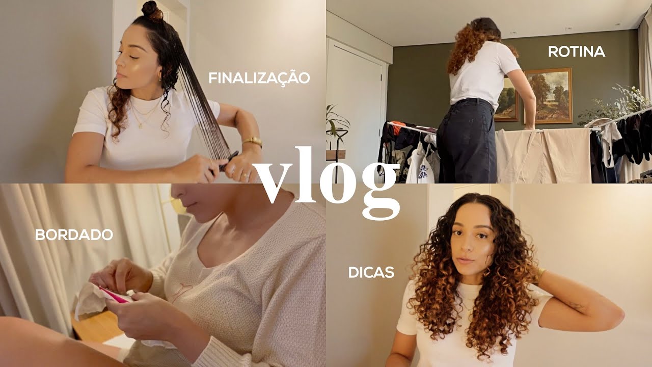 Minha finalização, rotina de trabalho e casa, papo sobre bordado e aprendizados.