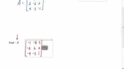 6 2c Additive inverses of matrices