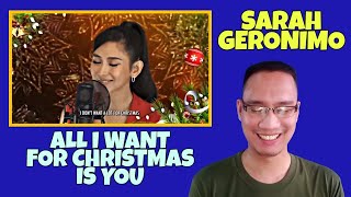 SARAH GERONIMO | All I Want For Christmas Is You | Sarah G Christmas Treat | EVENTS HOST REACTION