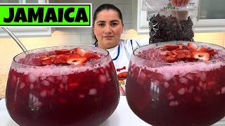 Agua fresca de jamaica -  **FACIL y ECONOMICA**