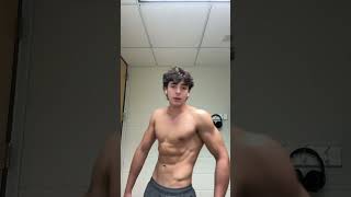 Locked in #physique #vtaper #muscle #foryoupageofficiall #viralvideos