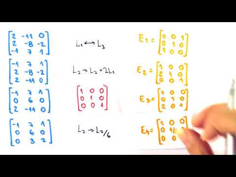 Álgebra Linear: Matrizes Elementares - Álgebra Linear: Matrizes Elementares