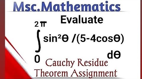 Cauchy Residue Theorem Examples| Complex Analysis| Msc.Mathematics #mscmaths #education