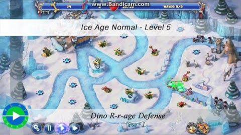 Dino Rage walkthrough (normal - ice age) - Level 5
