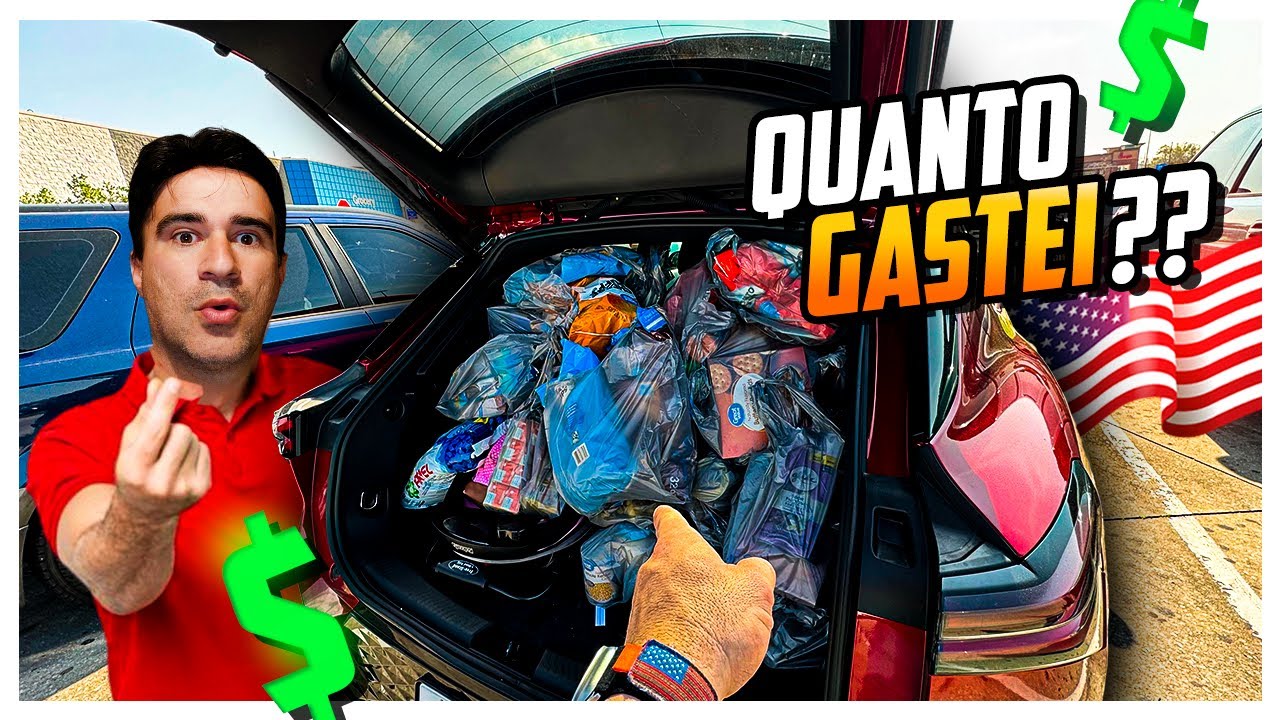 QUANTO GASTEI no WALMART para ENCHER o CARRINHO nos EUA? 🛒