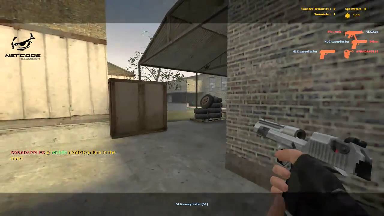 Netcode|caseyfoster = Most Deagle CEVOp ESEAi CS:Source Frag Clip