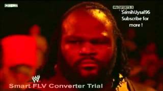 Mark Henry Gets Scared of Kane's pyro and music! Funny!