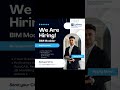 Hiring for#bim #bimengineer #autocad #revit #revitbim #modeller #civilengineering #3dmodeling #3d 👍
