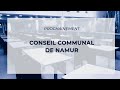 Conseil communal de namur  runion conjointe ville  cpas du mardi 18 octobre 2022