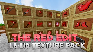AciDic BliTzz RED EDIT Texture Pack (1.8/1.9/1.10 Resource Pack)
