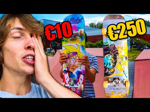 €10 SKATEBOARD VS. €250 SKATEBOARD 🛹