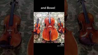 Custom Crafted Instruments and Bows!