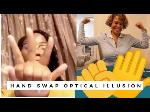 (VIDEO) Amazing Hand-Swap Illusion, Can You Do It?