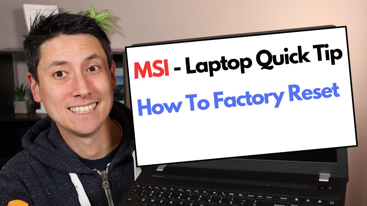Краткий совет по ноутбуку: как сбросить настройки ноутбука MSI до заводских.