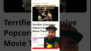 New Terrifer 3 Popcorn Buckets #shorts #terrifier #movies
