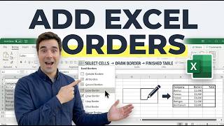 Add Borders And Draw Borders In Excel [Easy Hack]