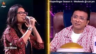 Glimpse of Karuppu Nila Song by #Varsha❤️‍🔥😍| Endrendrum Captain  | Super Singer Season 11