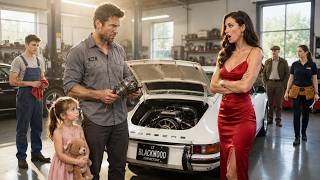 The Billionaire Dared A Single Dad To Fix Her Porsche—Then He Found A Secret That Changed All