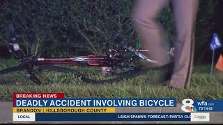 Deadly bicycle crash affecting traffic on Brandon Boulevard